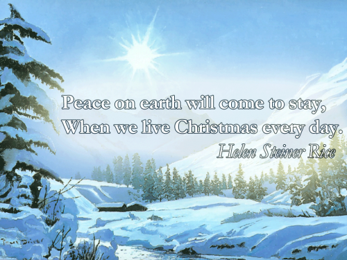 Christmas every day helen steiner rice